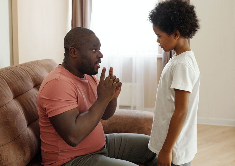 hablar a los niños en positivo