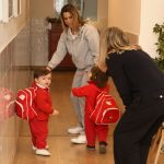 niños en su primer dia en mi cole